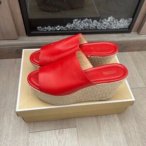 Women’s Leather Wedge